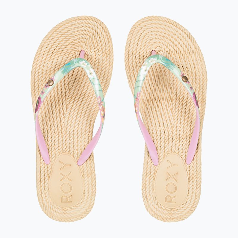 Джапанки за жени ROXY South Beach III green/pink 2
