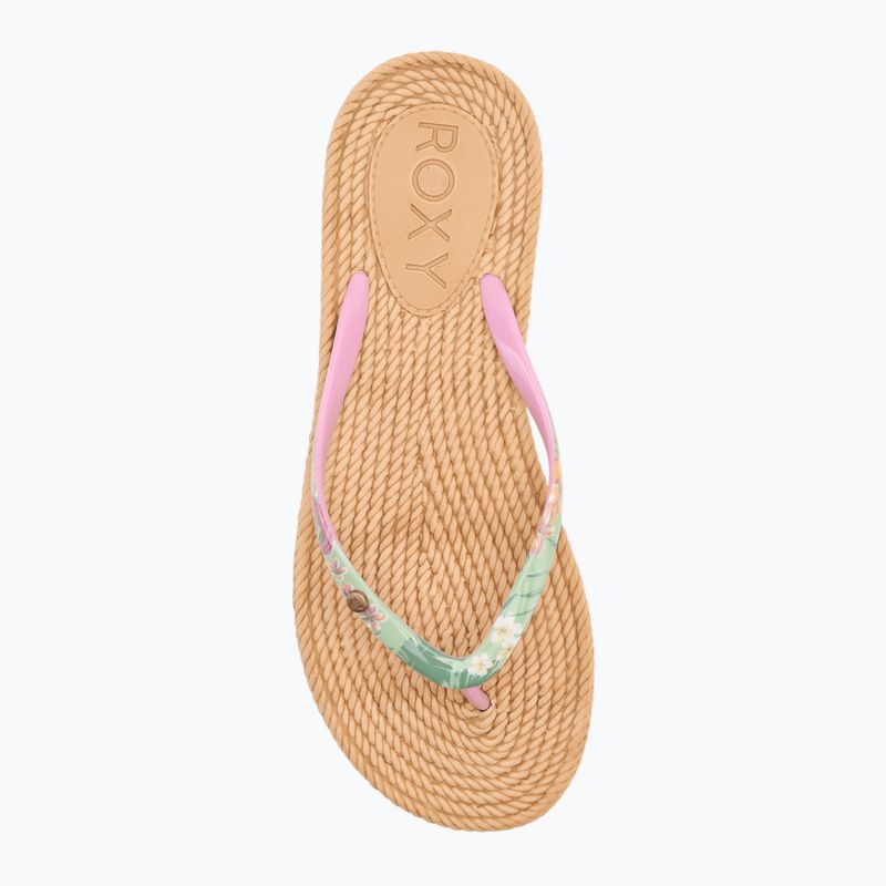 Джапанки за жени ROXY South Beach III green/pink 5