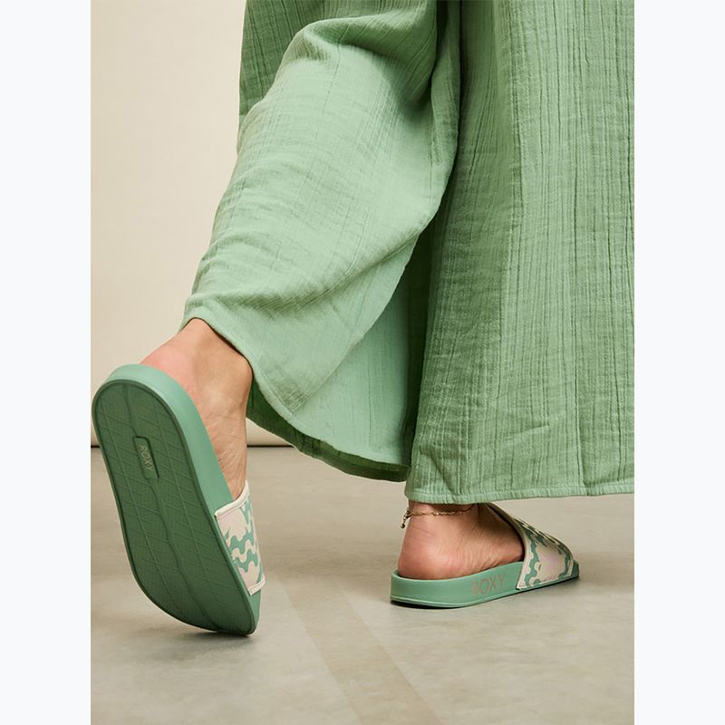 Дамски джапанки ROXY Slippy IV sage flip-flops 13