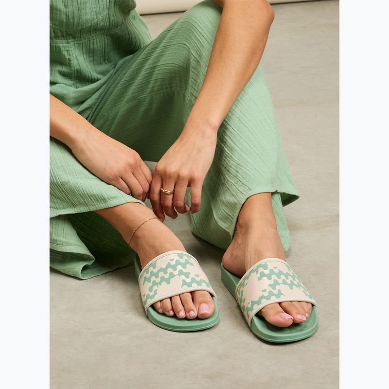 Дамски джапанки ROXY Slippy IV sage flip-flops 14