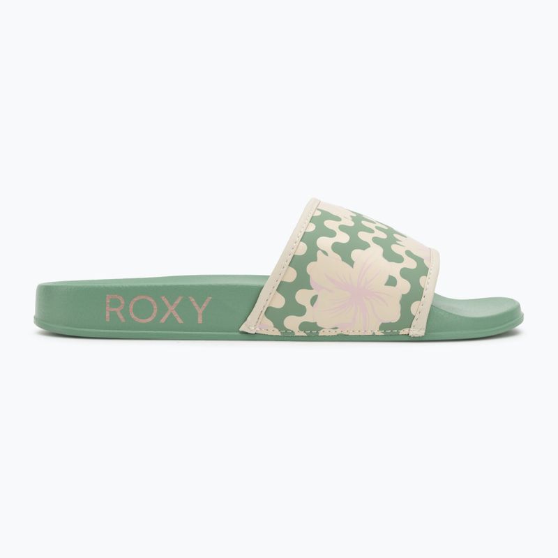 Дамски джапанки ROXY Slippy IV sage flip-flops 2