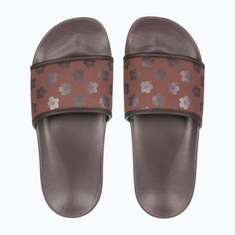 Дамски джапанки ROXY Slippy IV brown combo 2