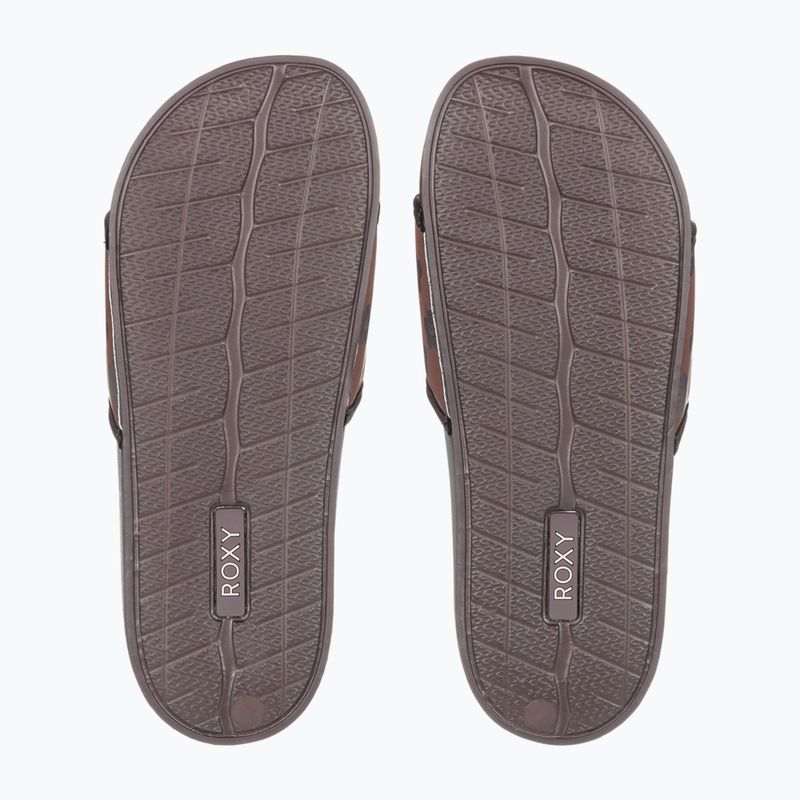 Дамски джапанки ROXY Slippy IV brown combo 3