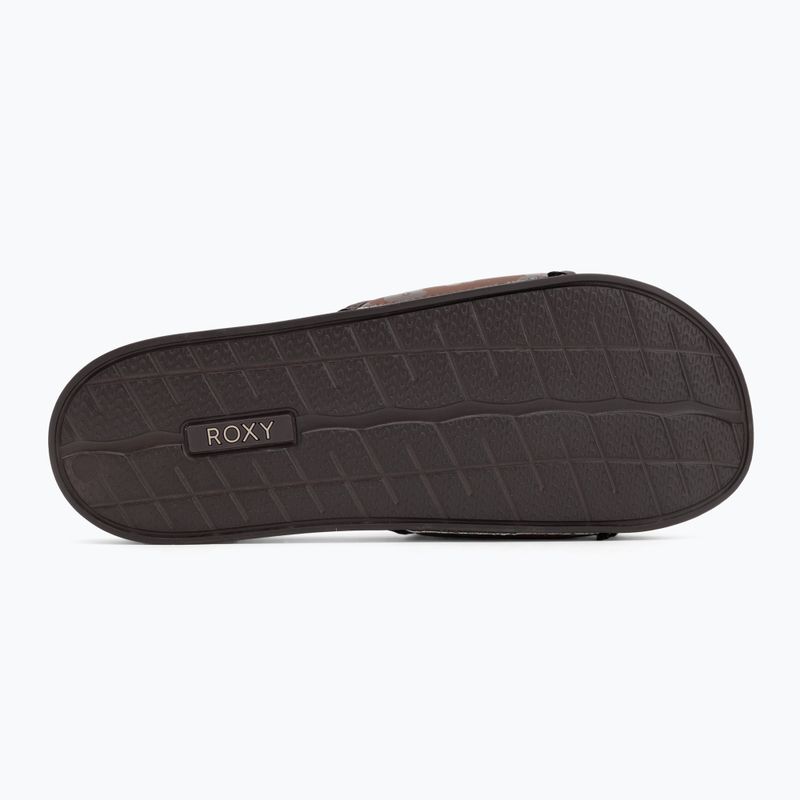 Дамски джапанки ROXY Slippy IV brown combo 4