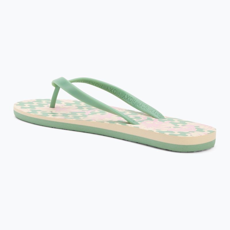 Джапанки за жени ROXY Tahiti VII green/pink 3
