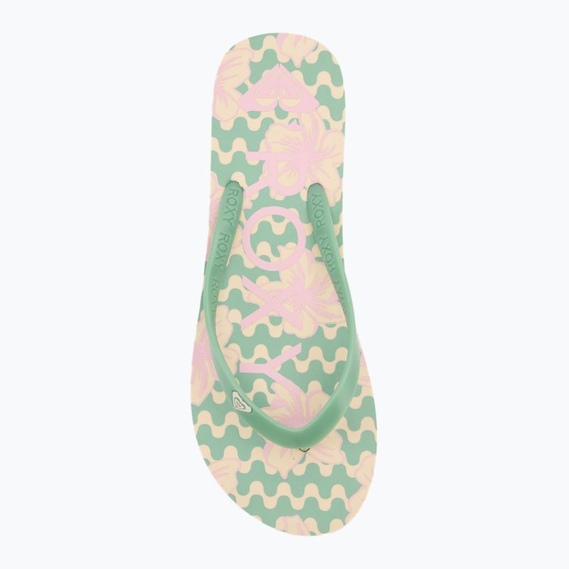 Джапанки за жени ROXY Tahiti VII green/pink 5