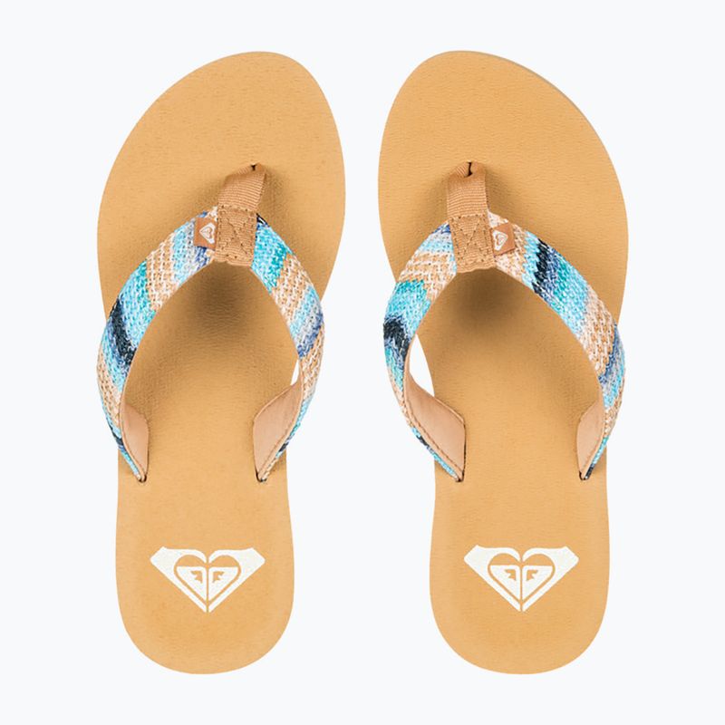 Дамски джапанки ROXY Porto Raffia II blue depths 2
