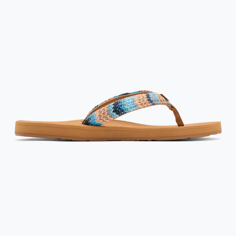 Дамски джапанки ROXY Porto Raffia II blue depths 2