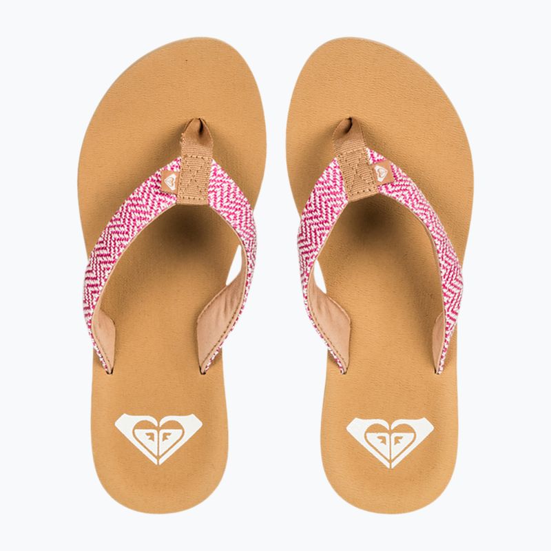 Джапанки ROXY Porto Raffia II raspberry за жени 2