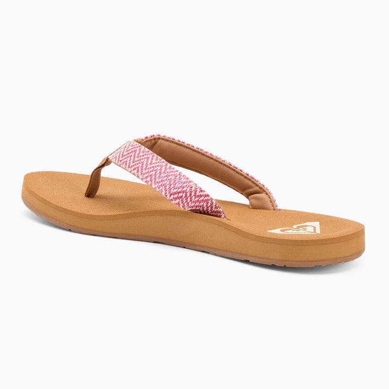 Джапанки ROXY Porto Raffia II raspberry за жени 3
