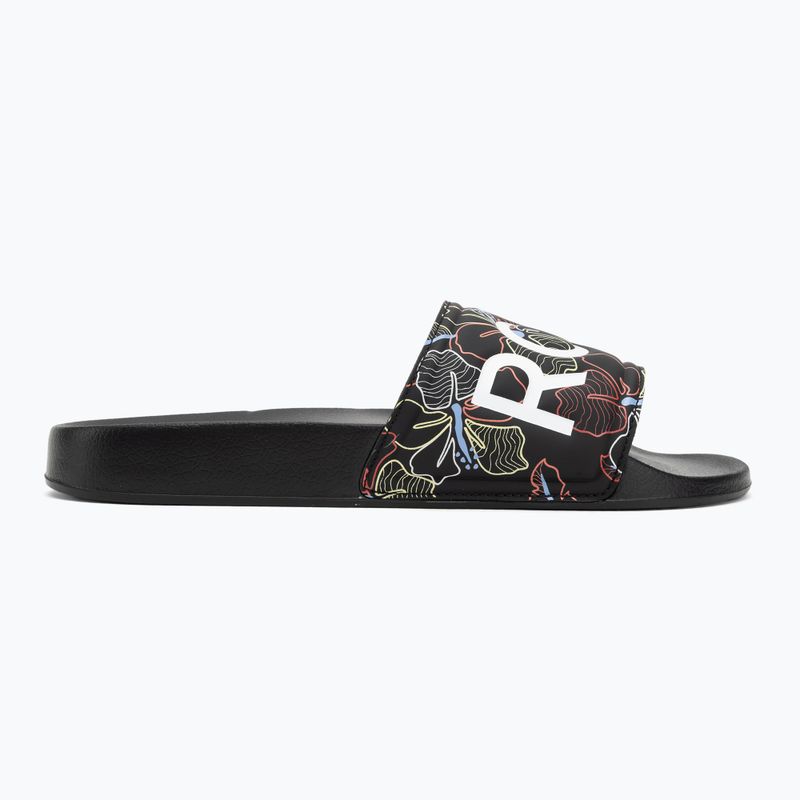 Дамски джапанки ROXY Slippy II black multi camo 2
