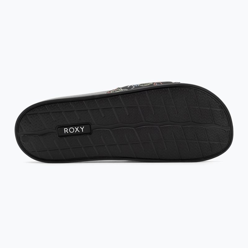 Дамски джапанки ROXY Slippy II black multi camo 4