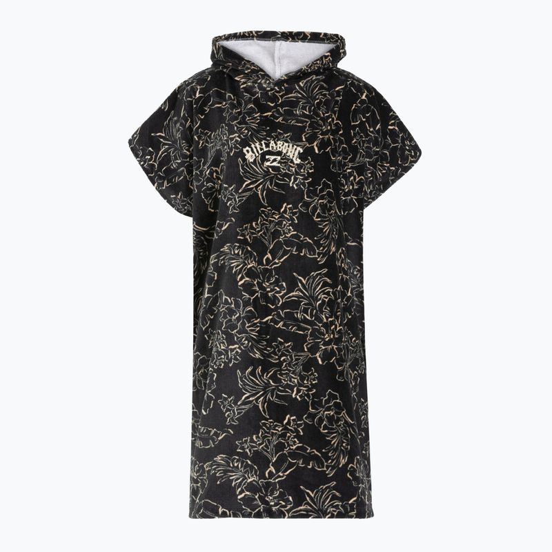 Женско пончо за плуване Billabong Hooded Towel black pebble 5