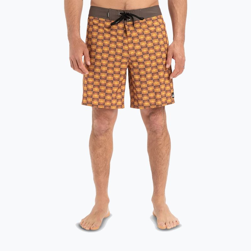 Мъжки къси панталони за плуване Quiksilver Surfsilk Straight Leg 18" florever bran 2