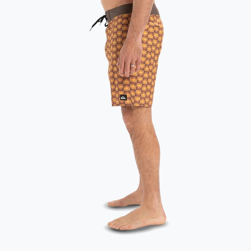 Мъжки къси панталони за плуване Quiksilver Surfsilk Straight Leg 18" florever bran 5