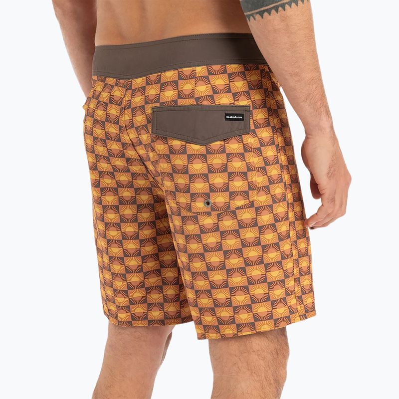Мъжки къси панталони за плуване Quiksilver Surfsilk Straight Leg 18" florever bran 7