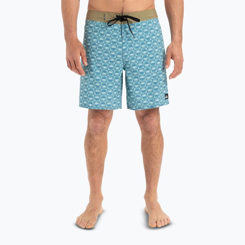 Мъжки къси панталони за плуване Surfsilk Straight Leg 18" Florever Aquifer на Quiksilver 3