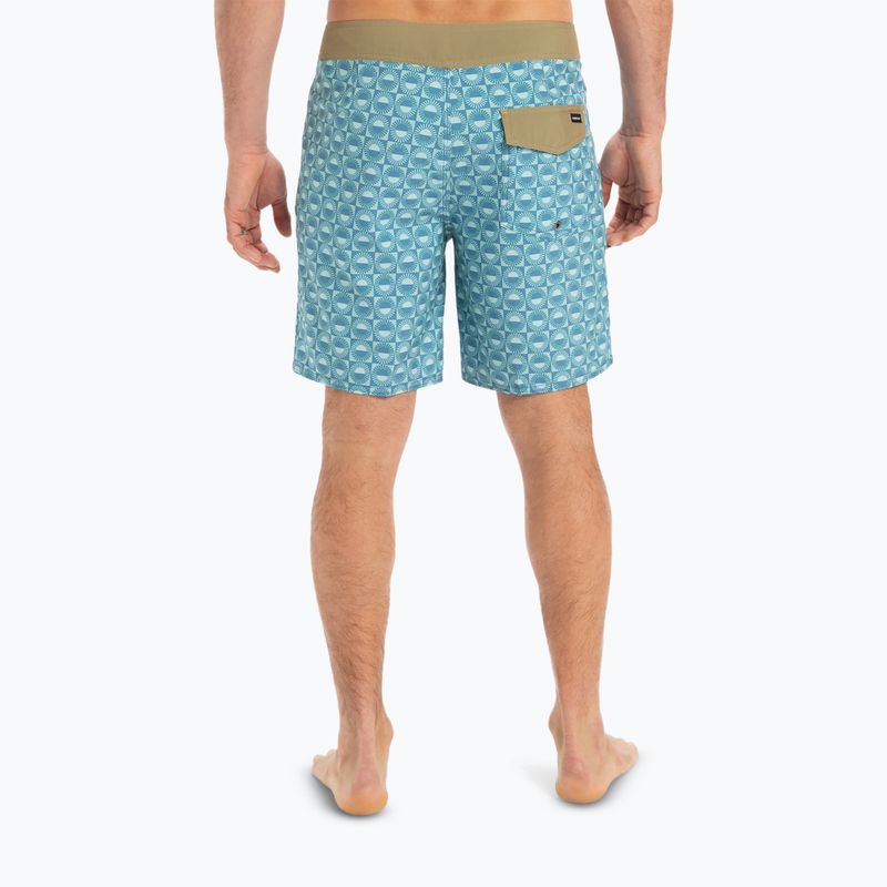 Мъжки къси панталони за плуване Surfsilk Straight Leg 18" Florever Aquifer на Quiksilver 5