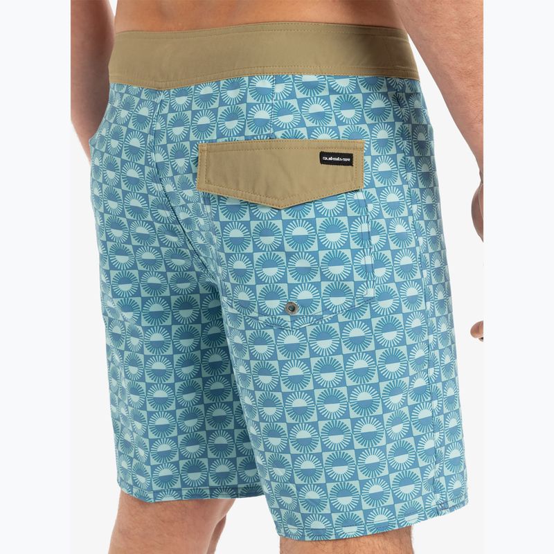 Мъжки къси панталони за плуване Surfsilk Straight Leg 18" Florever Aquifer на Quiksilver 8