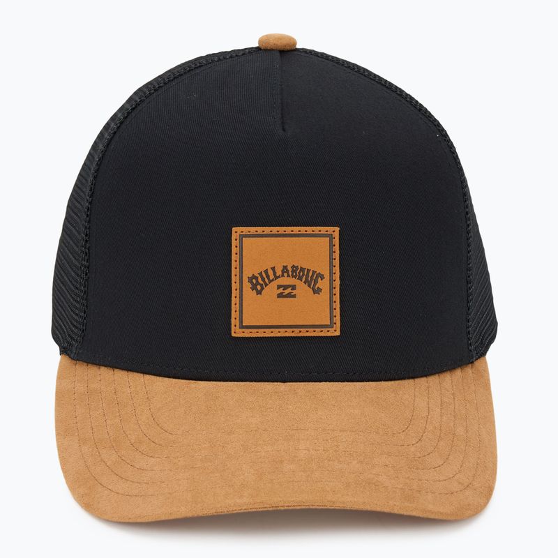 Мъжка бейзболна шапка Billabong Stacked Trucker black/tan 2
