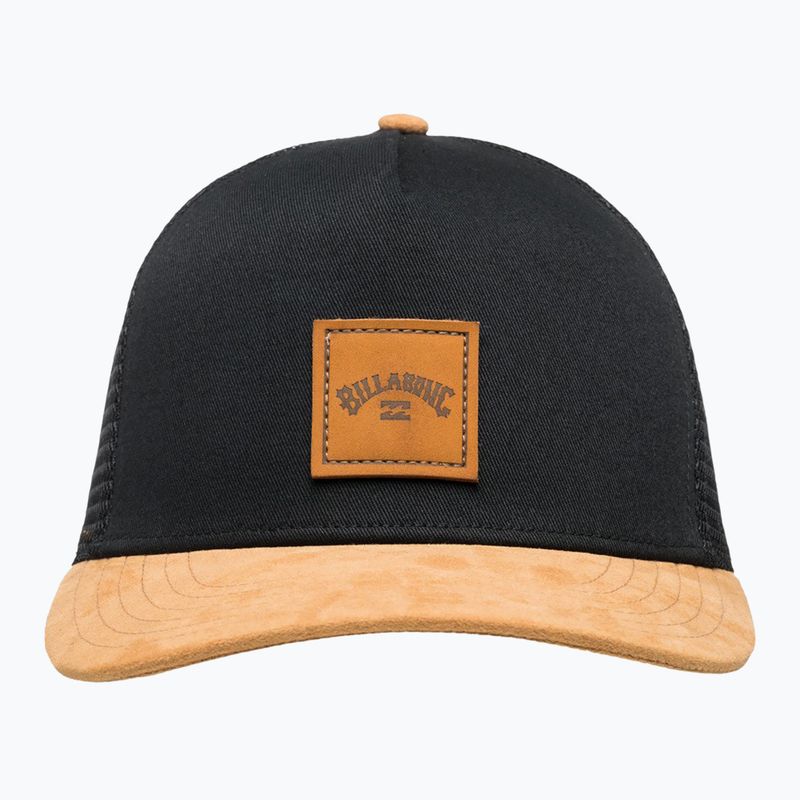 Мъжка бейзболна шапка Billabong Stacked Trucker black/tan 2
