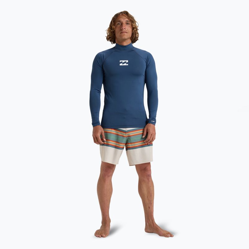 Billabong Waves All Day midnight плуване с дълъг ръкав за мъже 2