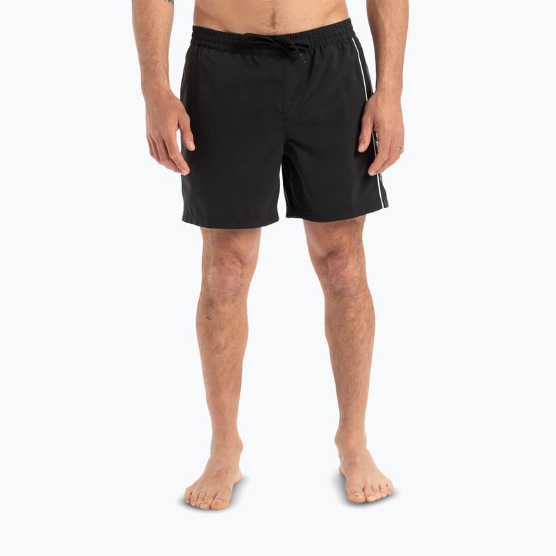 Quiksilver Everyday Vert Volley 16" черни мъжки къси панталони за плуване 3