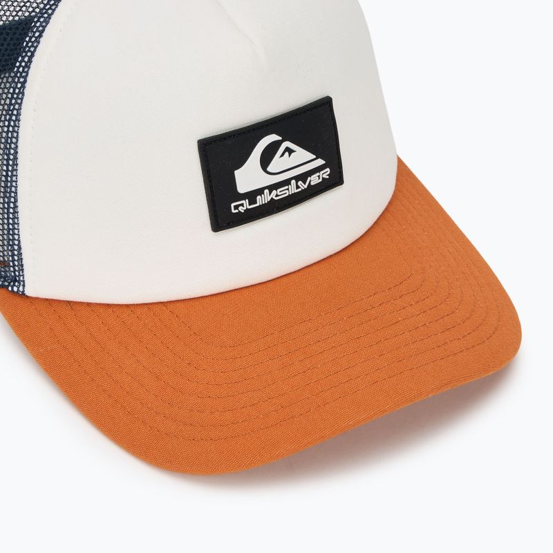 Мъжка бейзболна шапка Quiksilver Omnipotent snow white 3