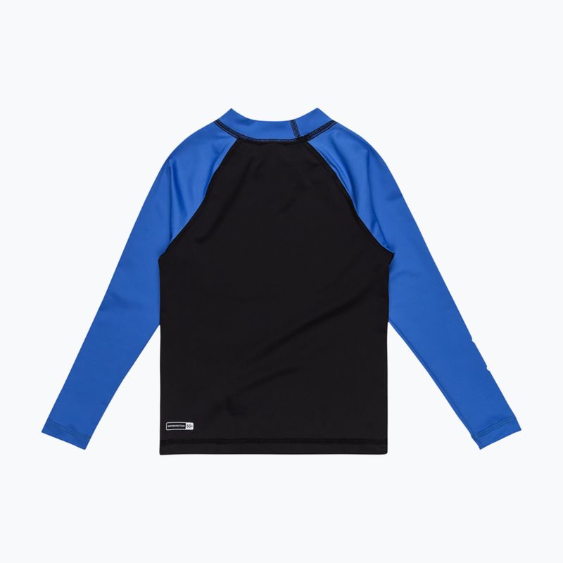 Quiksilver Everyday UPF50 черен/небългарско син детски ръкав за плуване 2