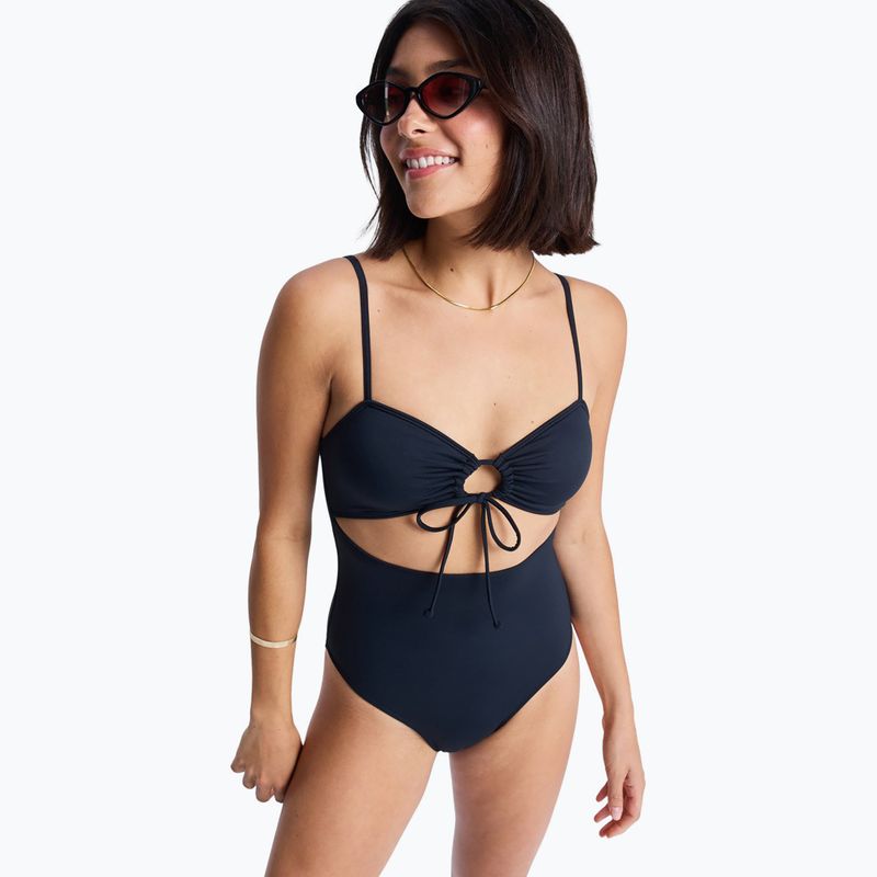 Дамски бански от една част ROXY Beach Classics Fashion anthracite 4