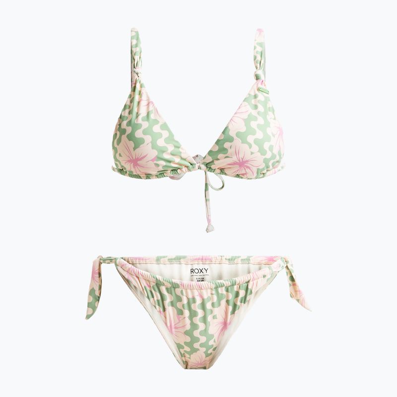 Дамски бански от две части ROXY Hibiscus Daze Удължен Tri basil party waves yw