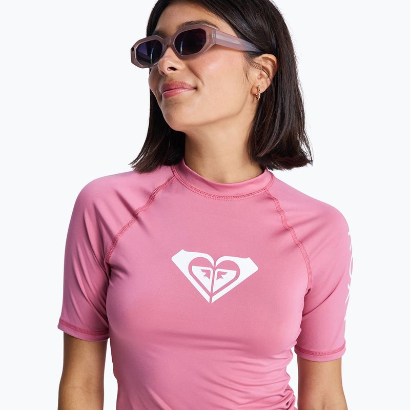 Дамска тениска за плуване ROXY Whole Hearted heather rose 5