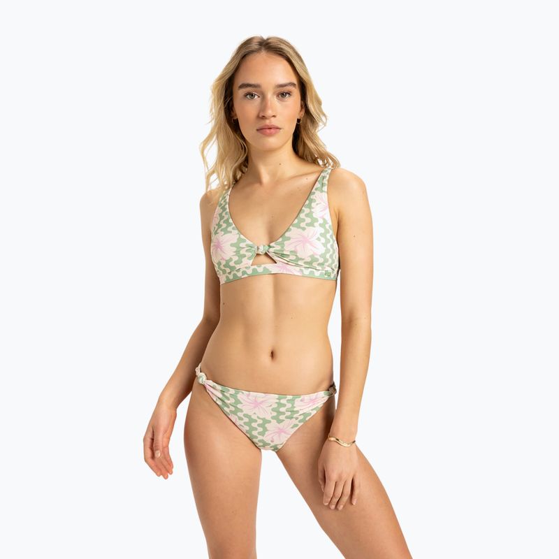 Дамски бански от две части ROXY Hibiscus Daze Удължен Tri basil party waves yw 2