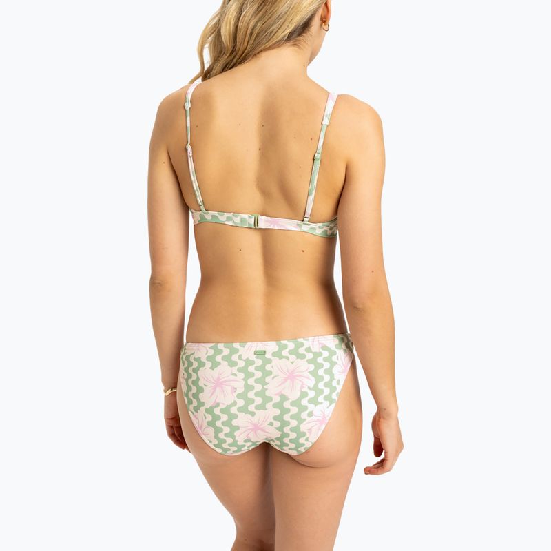 Дамски бански от две части ROXY Hibiscus Daze Удължен Tri basil party waves yw 4