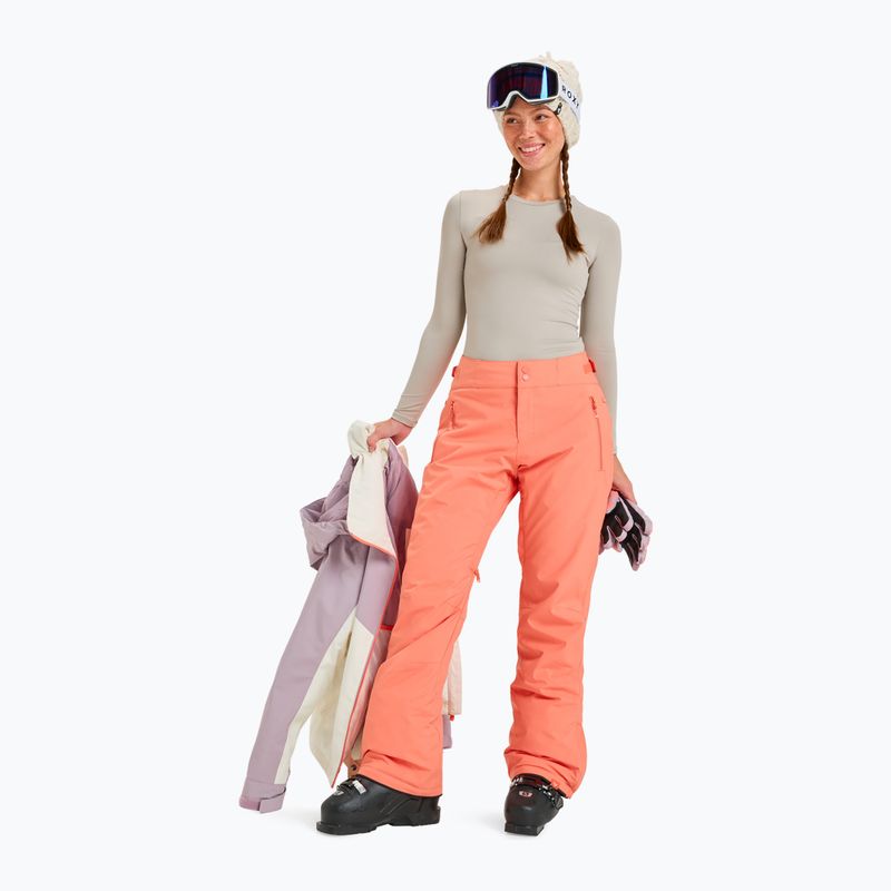 Дамски панталони за сноуборд ROXY Alpine Ridge coral chic 2