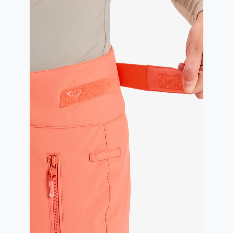 Дамски панталони за сноуборд ROXY Alpine Ridge coral chic 7