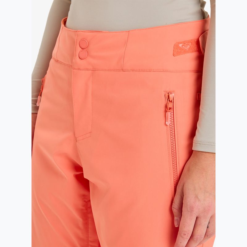 Дамски панталони за сноуборд ROXY Alpine Ridge coral chic 8