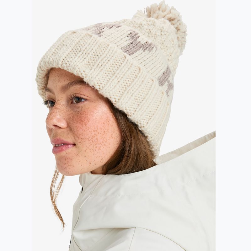 Дамска зимна шапка ROXY Tonic Beanie whisper white 5