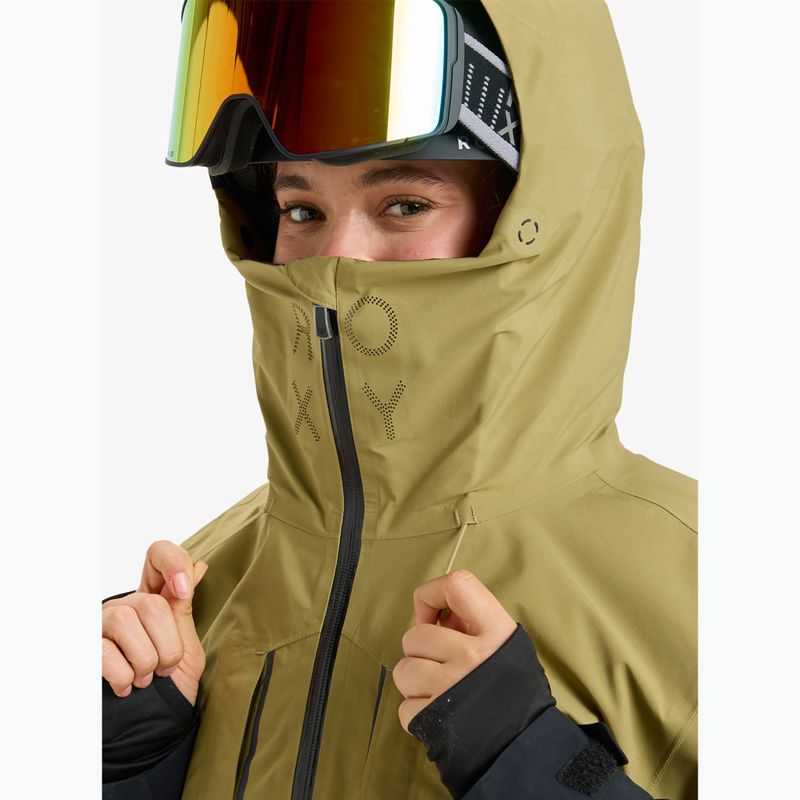 Дамско яке за сноуборд ROXY Gore-Tex Stretch Purelines fennel seed 5