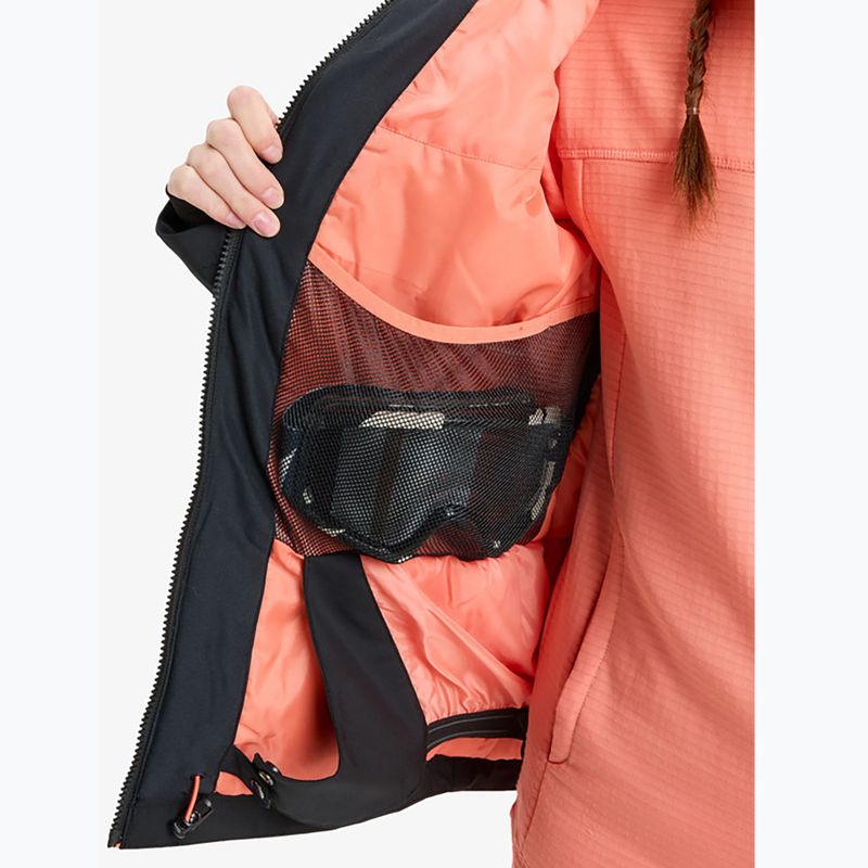 Дамско яке за сноуборд ROXY Free Jet true black/big flower 12