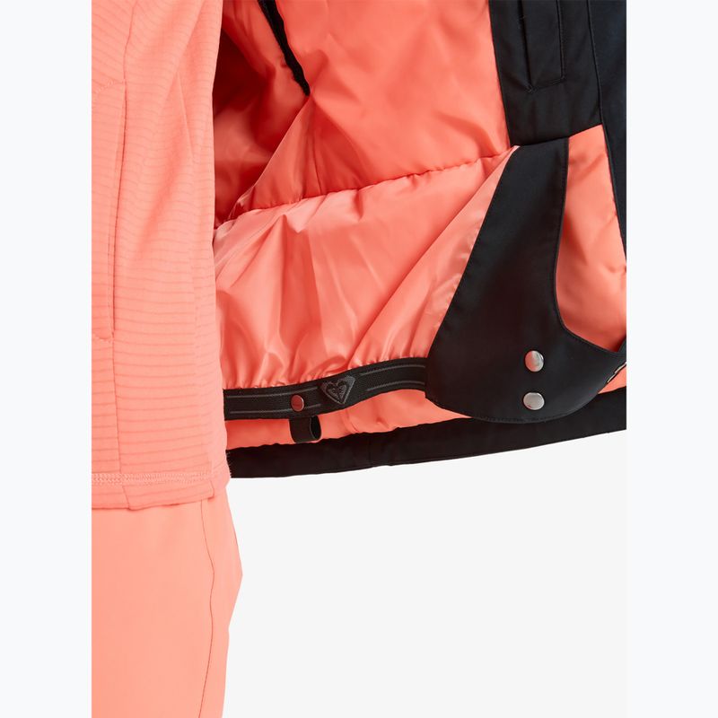 Дамско яке за сноуборд ROXY Free Jet true black/big flower 14