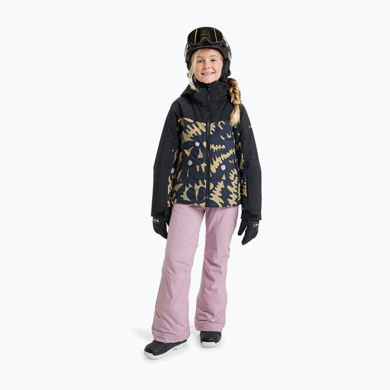 Детско яке за сноуборд ROXY Free Jet Block fennel seed big/flower rg 2