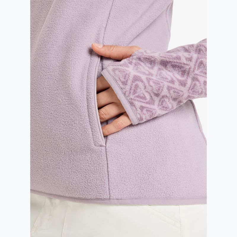 Дамски суитшърт ROXY Sayna Half Zip nirvana/roxygram tonal 6