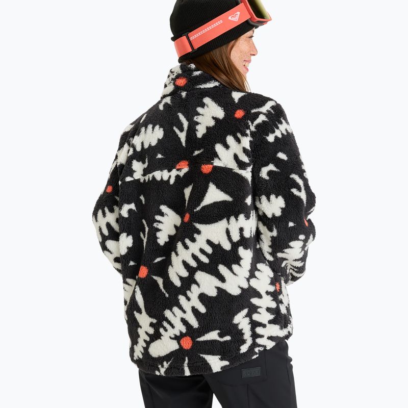 Дамски суитшърт ROXY Alabama true black/big flower 3