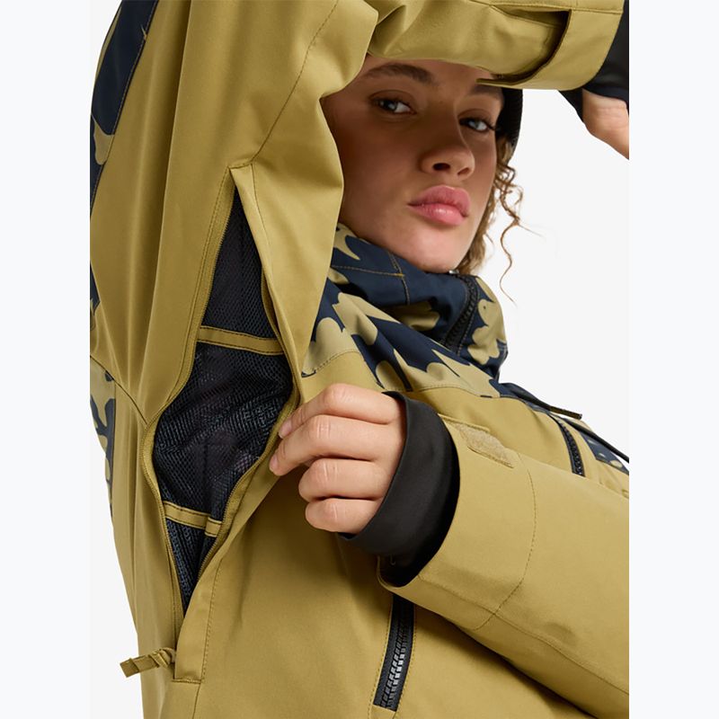 Дамско яке за сноуборд ROXY Stated fennel seed/big flower 8