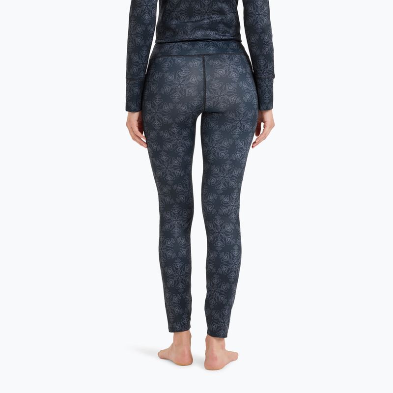 Дамски термоактивни панталони ROXY Daybreak Brushed true black/snowflakes 3