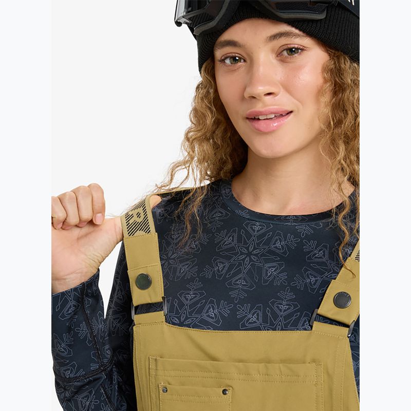 Дамски панталони за сноуборд ROXY Rideout Bib fennel seed 5
