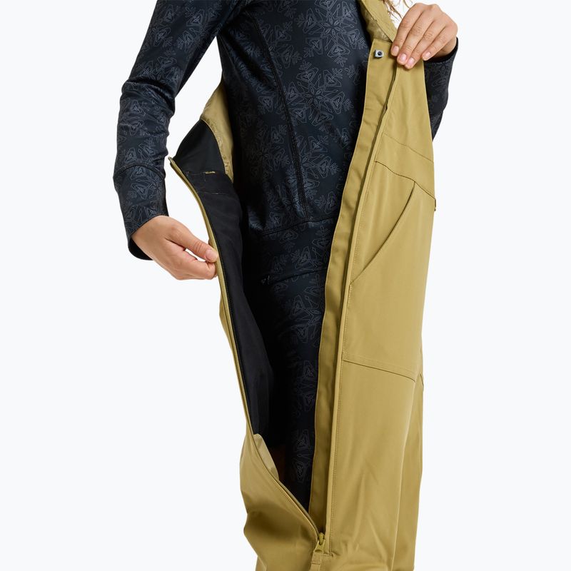 Дамски панталони за сноуборд ROXY Rideout Bib fennel seed 9