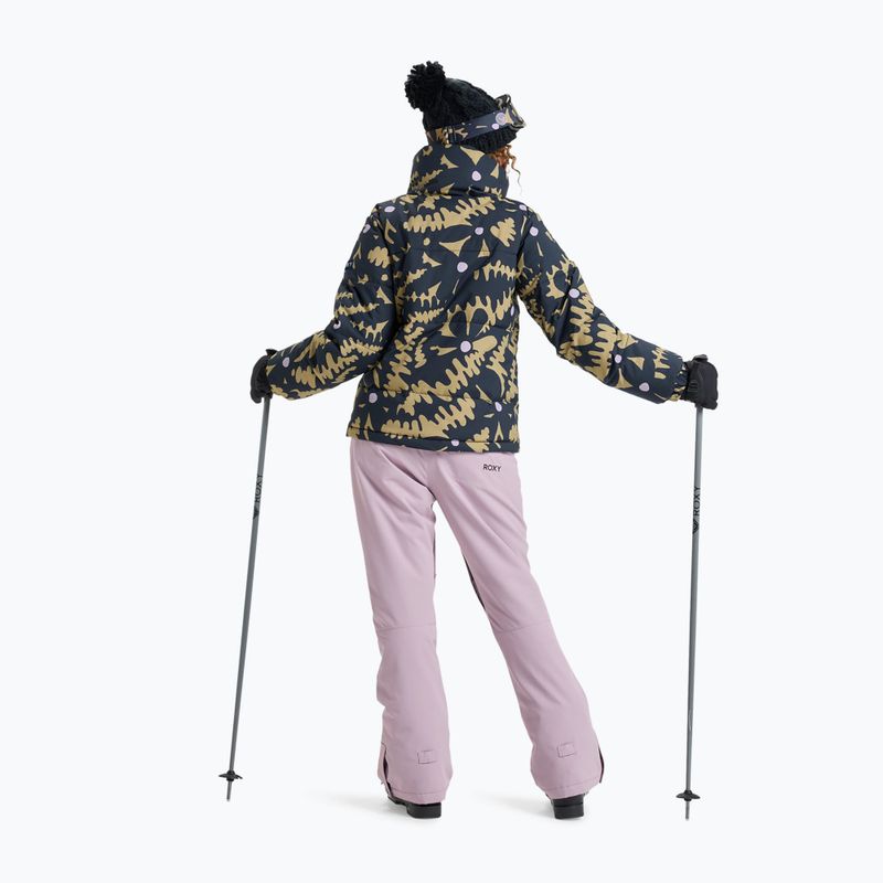 Дамско яке за сноуборд ROXY Snow Winter Rebel fennel seed/big flower 3