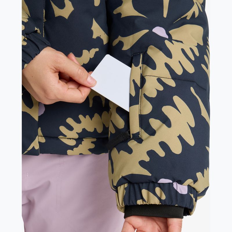 Дамско яке за сноуборд ROXY Snow Winter Rebel fennel seed/big flower 8